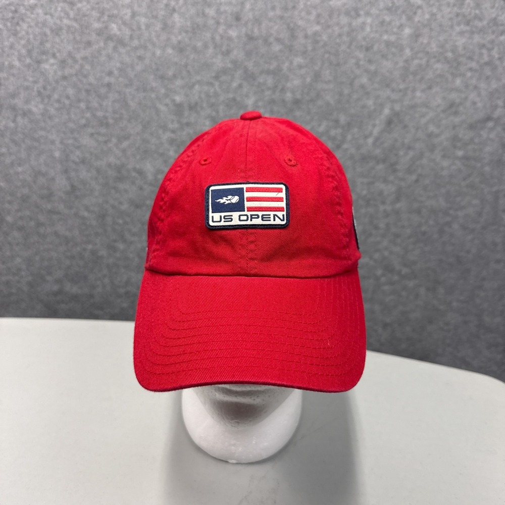 American Needle US Open Hat 2008 40th Anniversary Red Cotton Adjustable Cap
